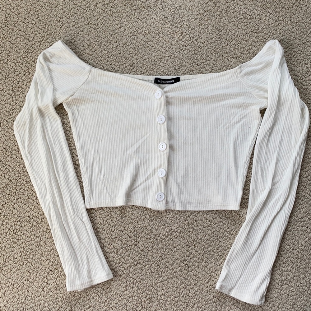 Fashion Nova Talk That Talk Off Shoulder Top